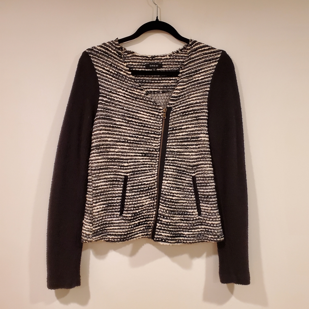 Drew Striped Tweed Sweater Women's Size S